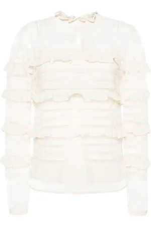 Twin-Set Blouse volantée à fleurs