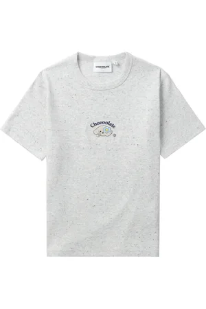 Chocoolate T-shirt en coton stretch à imprimé graphique