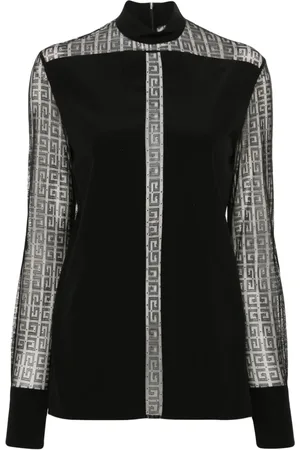 Givenchy Blouse en soie à motif 4G