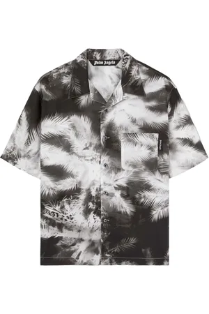 Palm Angels Chemise Blueprint Palms
