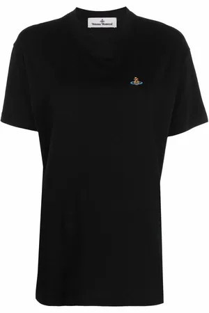 Vivienne Westwood T-shirt en coton biologique à broderies Orb