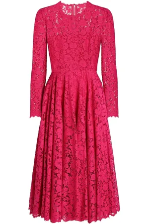 Dolce & Gabbana Robe à dentelle appliquée