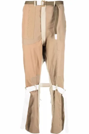 Children Of The Discordance Pantalon droit à empiècements contrastants