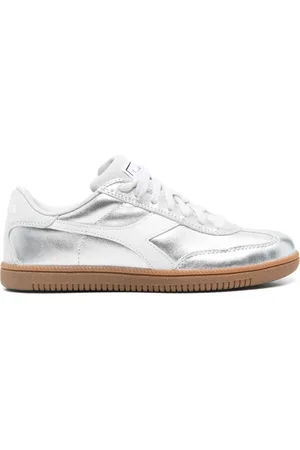 Diadora Baskets à effet métallisé