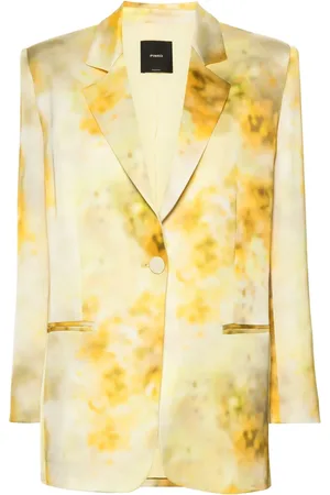 Pinko Blazer satiné à fleurs