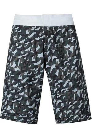 AMIR SLAMA Geometric print swim shorts