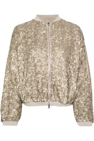 HERNO Veste bomber zippée à design brodé de sequins