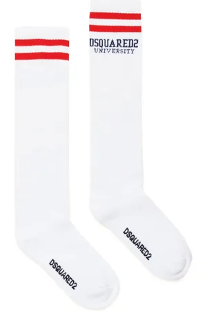 Dsquared2 Chaussettes à logo intarsia