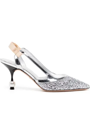 Giambattista Valli Escarpins 75 mm à ornements strassés