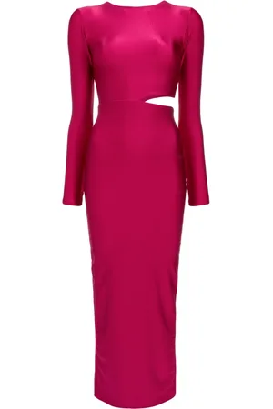 Lethicia Bronstein Robe mi-longue Sophia à découpe