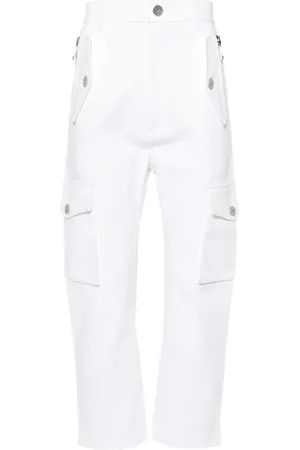 Balmain Pantalon droit à poches cargo