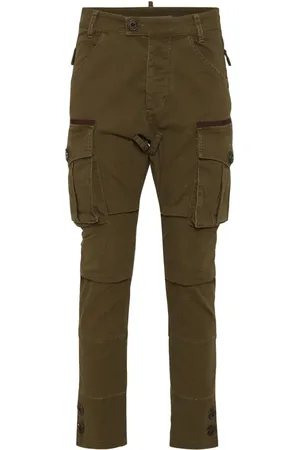 Dsquared2 Pantalon droit à poches cargo