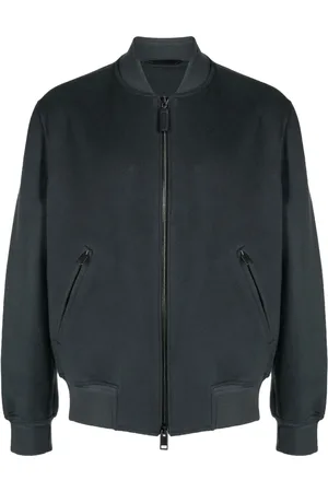 BRIONI Veste bomber en effet brossé