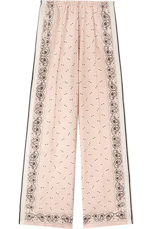 Palm Angels Pantalon ample à motif cachemire