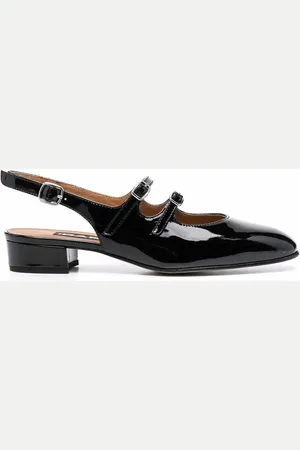 Carel Escarpins en cuir verni Peche à bride arrière