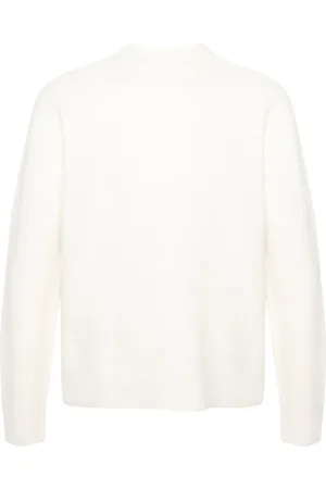 Jil Sander Pull en laine bouillie à col rond