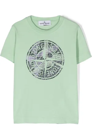 Stone Island T-shirt en coton à motif Compass