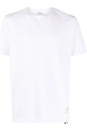 Thom Browne T-shirt à bande tricolore