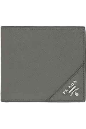 Prada Portefeuille en cuir Saffiano à design pliant