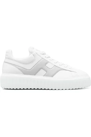Hogan Baskets H-Stripes en daim