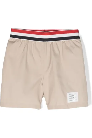 Thom Browne Short à bande tricolore