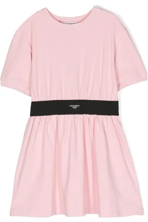 Dolce & Gabbana Robe en jersey à logo appliqué