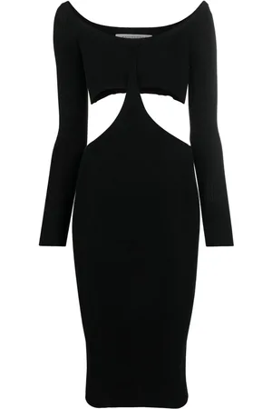 Serafini Robe en maille à découpes