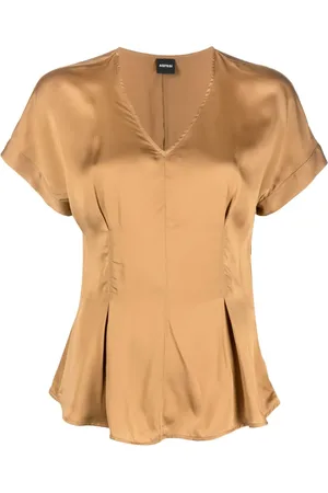 Aspesi Blouse évasée à fini satiné