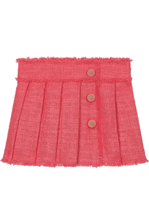 Dolce & Gabbana Minijupe en tweed à design plissé