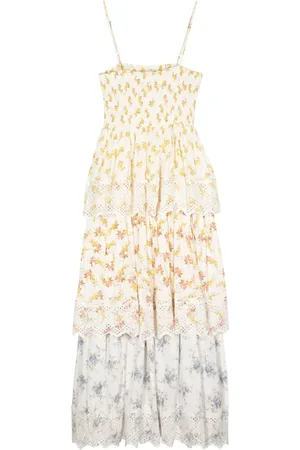 by Ti Mo Robe fleurie à design superposé