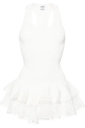 CHARO RUIZ IBIZA Robe courte Virka à broderies anglaises