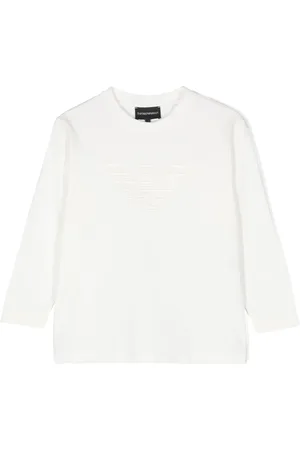 Emporio Armani T-shirt en coton à logo brodé