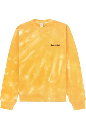 Sporty & Rich Sweat tie-dye à logo brodé