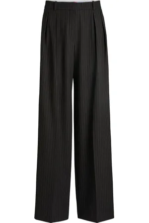 HUGO BOSS Pantalon droit à fines rayures