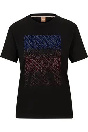 HUGO BOSS T-shirt à motif monogrammé