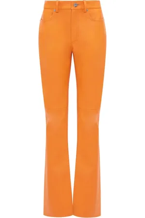 J.W.Anderson Pantalon en cuir à coupe évasée