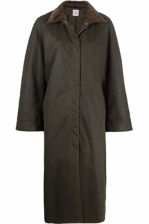 Totême Manteau Country à simple boutonnage