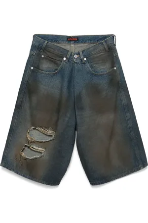 LU’U DAN Short Kriss Kross en jean