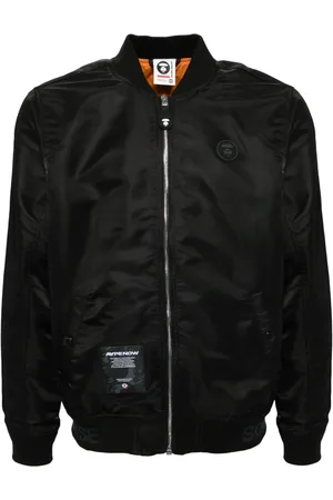A Bathing Ape Veste bomber à patch logo