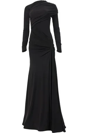 Carolina Herrera Robe longue à design drapé