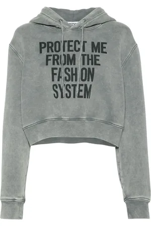 Moschino Hoodie en coton biologique à slogan imprimé