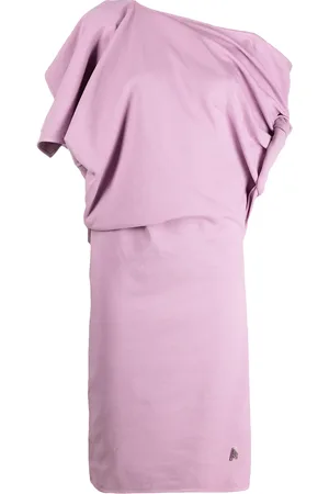 The Attico Robe mi-longue à épaule dénudées