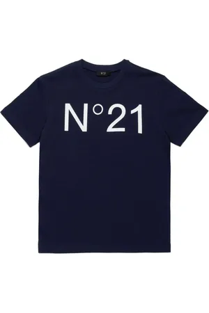 Nº21 T-shirt en coton à logo imprimé