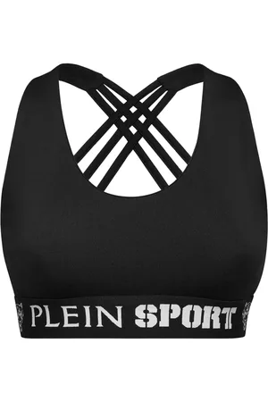 Philipp Plein Brassière de sport à bande logo