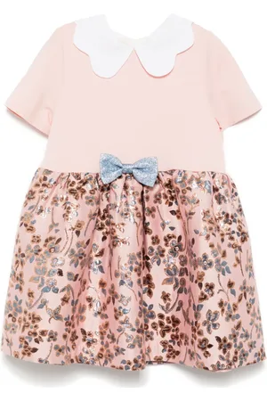 HUCKLEBONES LONDON Robe en jersey à col festonné