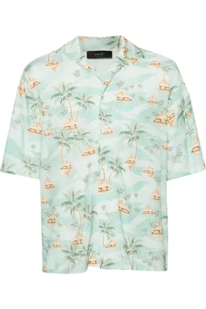 AMIRI Chemise Repeat Palm Camp