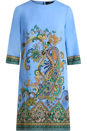 Etro Robe à imprimé cachemire