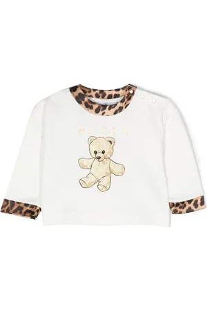 Philipp Plein Haut à imprimé Teddy Bear
