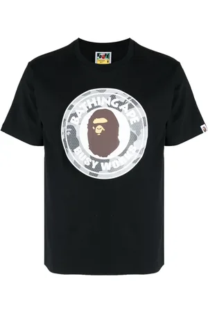 A Bathing Ape T-shirt Busy Works à logo imprimé en coton