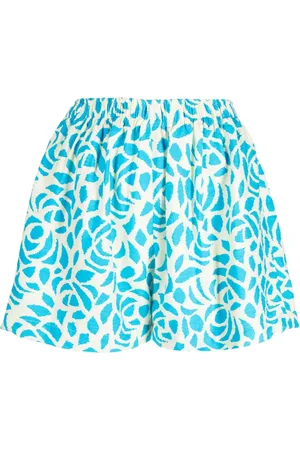 Bambah Short Camelia en lin à fleurs